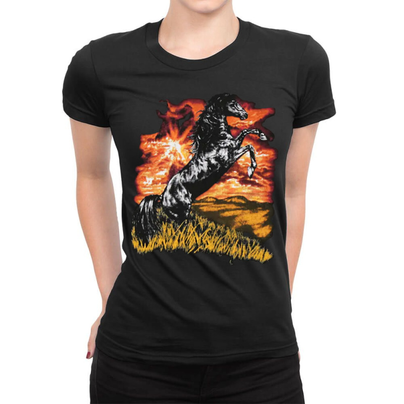 Charlie Kelly Horse Always Sunny Vintage Ladies Fitted T-Shirt by teeheebattaf | Artistshot