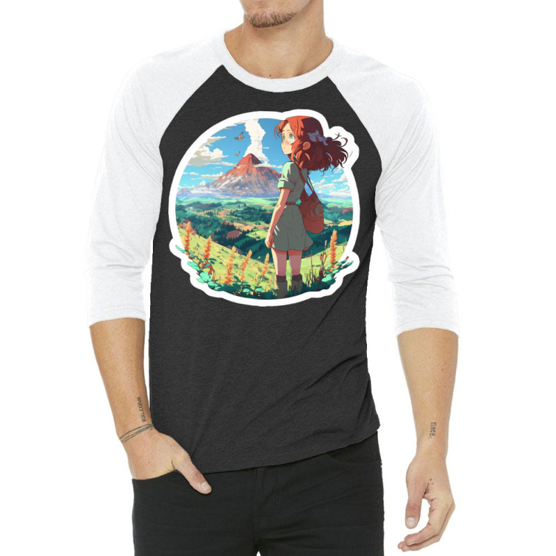 Female Wilderness Explorer 3/4 Sleeve Shirt | Artistshot