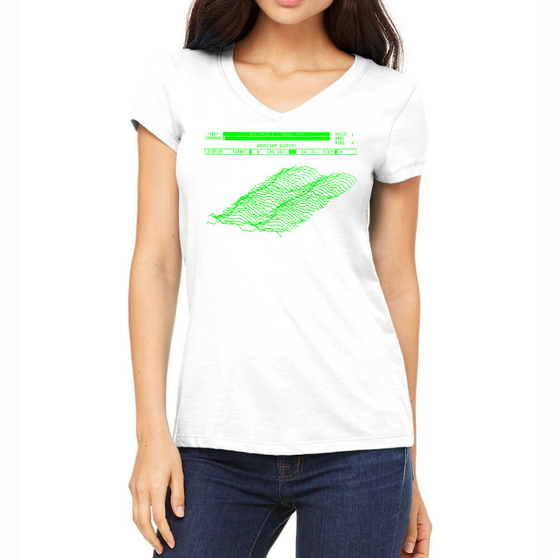 Fairlight Cmi   Page D Waveform Display Women's V-Neck T-Shirt by feuchtsilvere | Artistshot