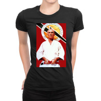 Helio Gracie   Famed Brazilian Jiu Jitsu Grandmast Ladies Fitted T-shirt | Artistshot