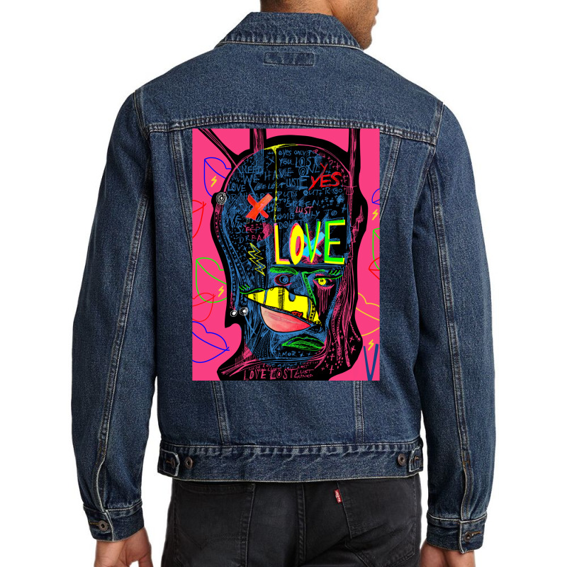 Lost Love Men Denim Jacket by peickkerberk | Artistshot