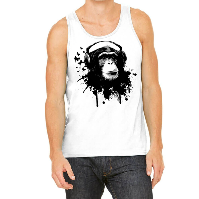 Monkey Business   Black Tank Top by peickkerberk | Artistshot