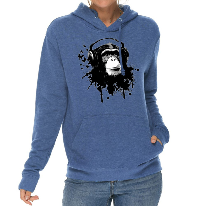 Monkey Business   Black Lightweight Hoodie by peickkerberk | Artistshot