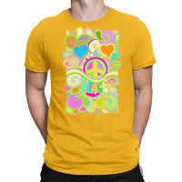 Psychedelic Hippy Retro Peace Art 1 T-shirt | Artistshot