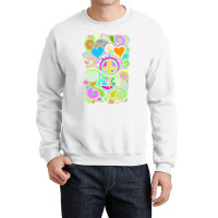 Psychedelic Hippy Retro Peace Art 1 Crewneck Sweatshirt | Artistshot