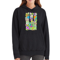 Psychedelic Hippy Retro Peace Art 1 Vintage Hoodie | Artistshot