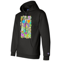 Psychedelic Hippy Retro Peace Art 1 Champion Hoodie | Artistshot