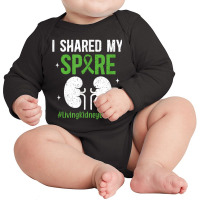 Kidney Donor Shared Organ Donation Awareness Trans Long Sleeve Baby Bodysuit | Artistshot