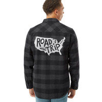 Road Trip Usa   Blue Flannel Shirt | Artistshot