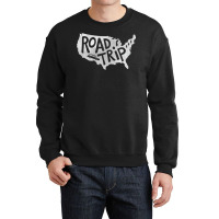 Road Trip Usa   Blue Crewneck Sweatshirt | Artistshot