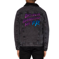 Oh  You're Approaching Me Unisex Sherpa-lined Denim Jacket | Artistshot