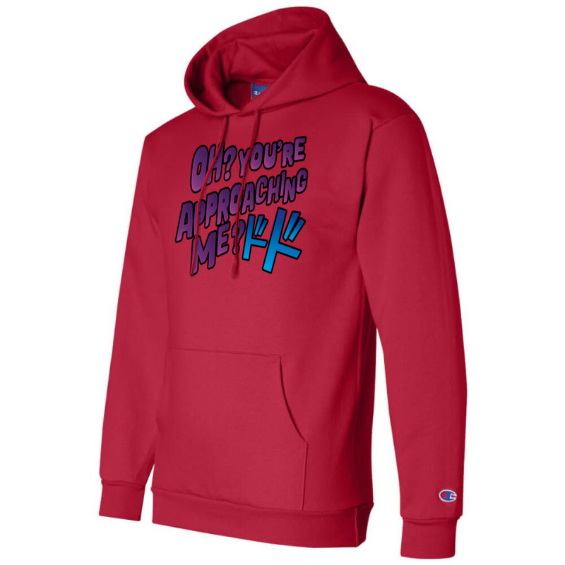 Oh  You're Approaching Me Champion Hoodie by peickkerberk | Artistshot