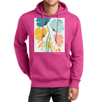 Ryleigh   Watercolor Flowers Abstract Painting Pat Unisex Hoodie | Artistshot