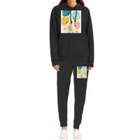 Ryleigh   Watercolor Flowers Abstract Painting Pat Hoodie & Jogger Set | Artistshot