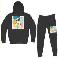 Ryleigh   Watercolor Flowers Abstract Painting Pat Hoodie & Jogger Set | Artistshot