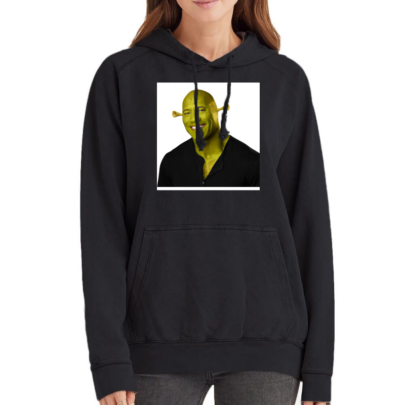 Shrek   Dwayne The Rock Johnson   Work Of Art Vintage Hoodie by vernonfullamx | Artistshot