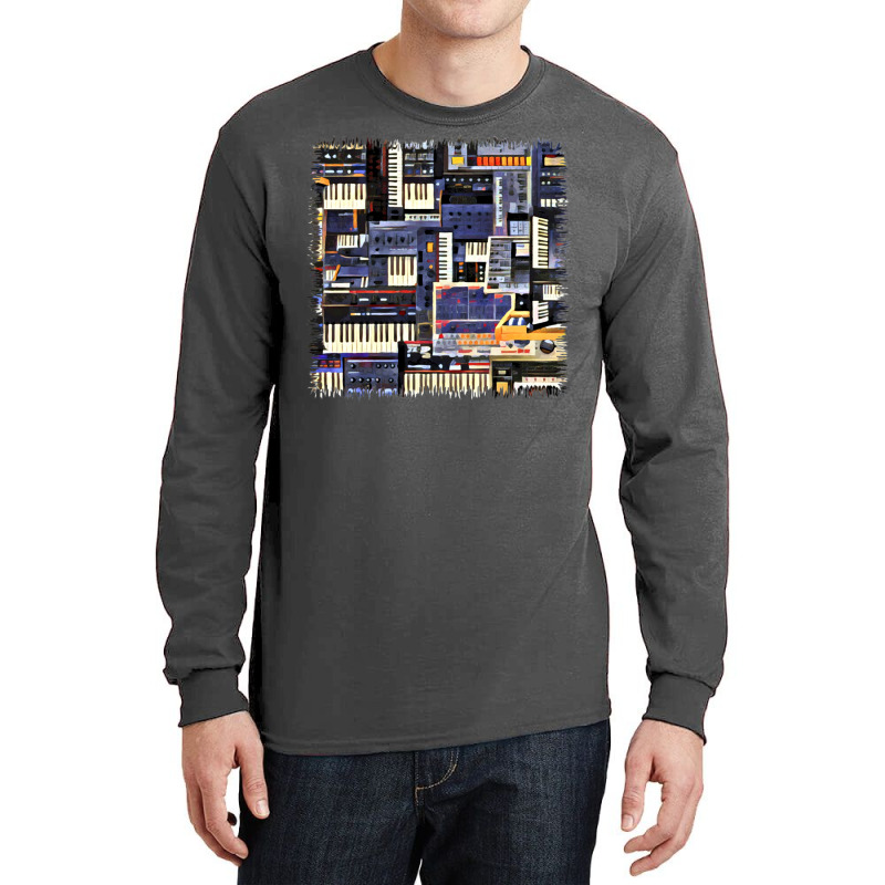 Synthesizer Lover Artwork Long Sleeve Shirts | Artistshot