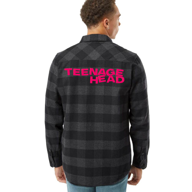 Teenage Head Print (pink) Plain Flannel Shirt by hermesginderq | Artistshot