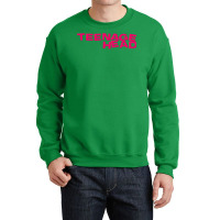 Teenage Head Print (pink) Plain Crewneck Sweatshirt | Artistshot