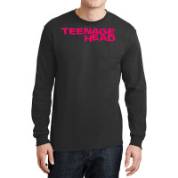 Teenage Head Print (pink) Plain Long Sleeve Shirts | Artistshot