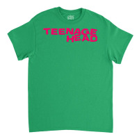 Teenage Head Print (pink) Plain Classic T-shirt | Artistshot