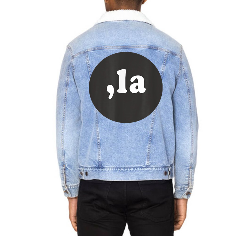 Comma La  Funny Kamala T Shirt Unisex Sherpa-lined Denim Jacket | Artistshot