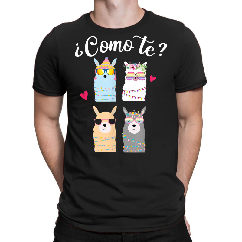 Como Te Llamas Funny Spanish Teacher Bilingual Tea T-Shirt by africaka | Artistshot