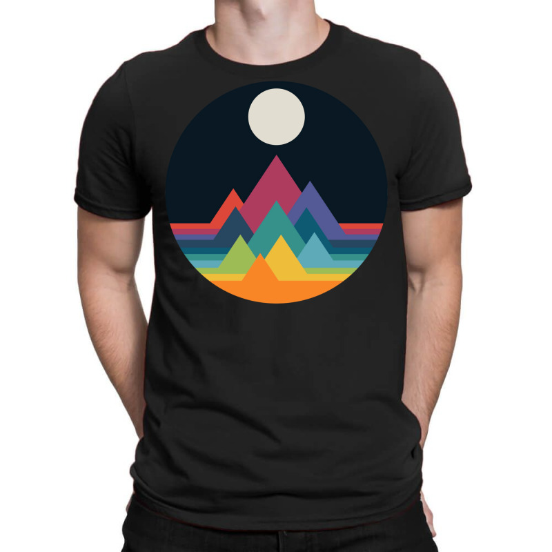 Whimsical Mountains T-Shirt by hermesginderq | Artistshot