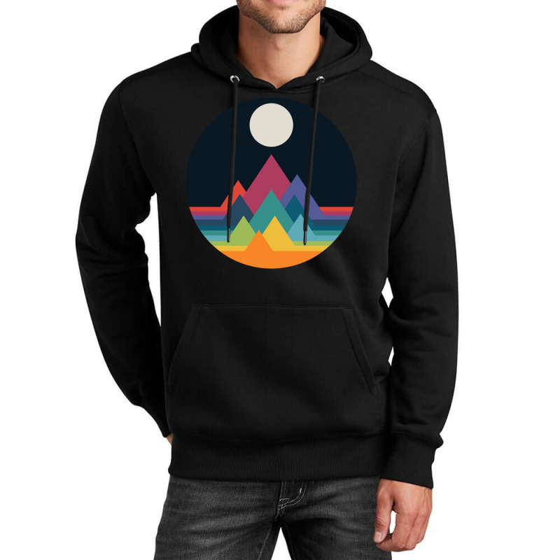 Whimsical Mountains Unisex Hoodie by hermesginderq | Artistshot