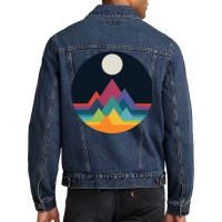 Whimsical Mountains Men Denim Jacket | Artistshot