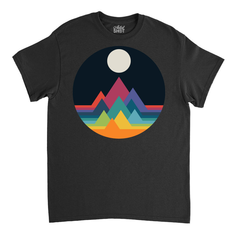 Whimsical Mountains Classic T-shirt by hermesginderq | Artistshot