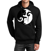 Ying Yang Cats   Black & White Unisex Hoodie | Artistshot