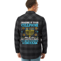 Funny Hanukkah Gifts Cellphone Chanukkah Jewish Xm Flannel Shirt | Artistshot