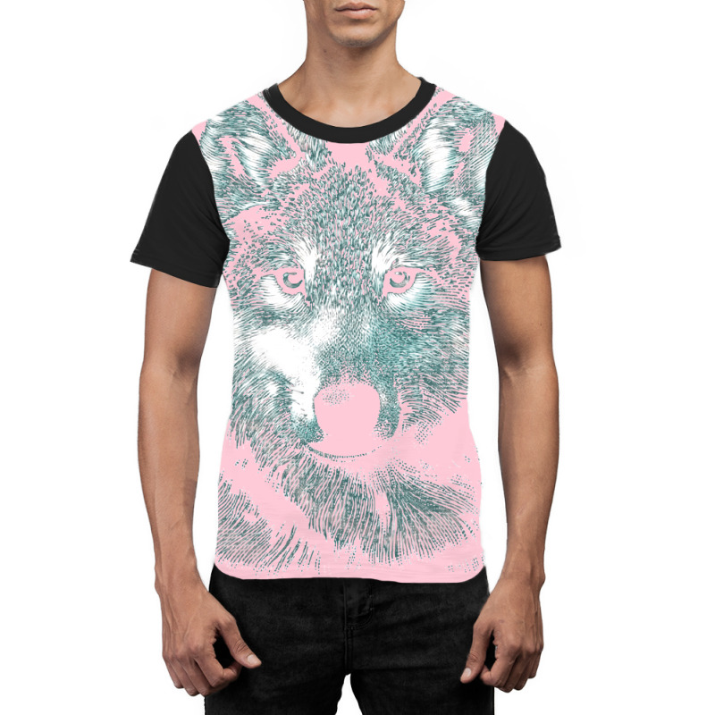 Wolf Face 1 Graphic T-shirt by peickkerberk | Artistshot