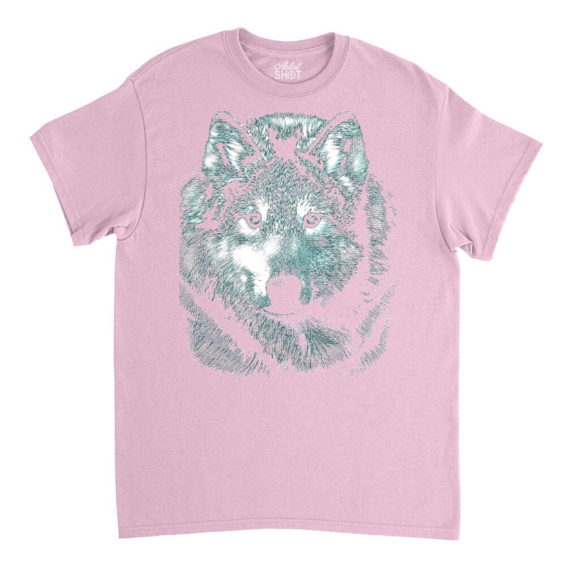 Wolf Face 1 Classic T-shirt by peickkerberk | Artistshot