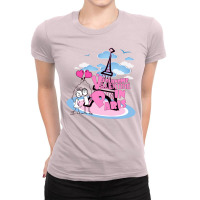 Valentine In Paris Ladies Fitted T-shirt | Artistshot