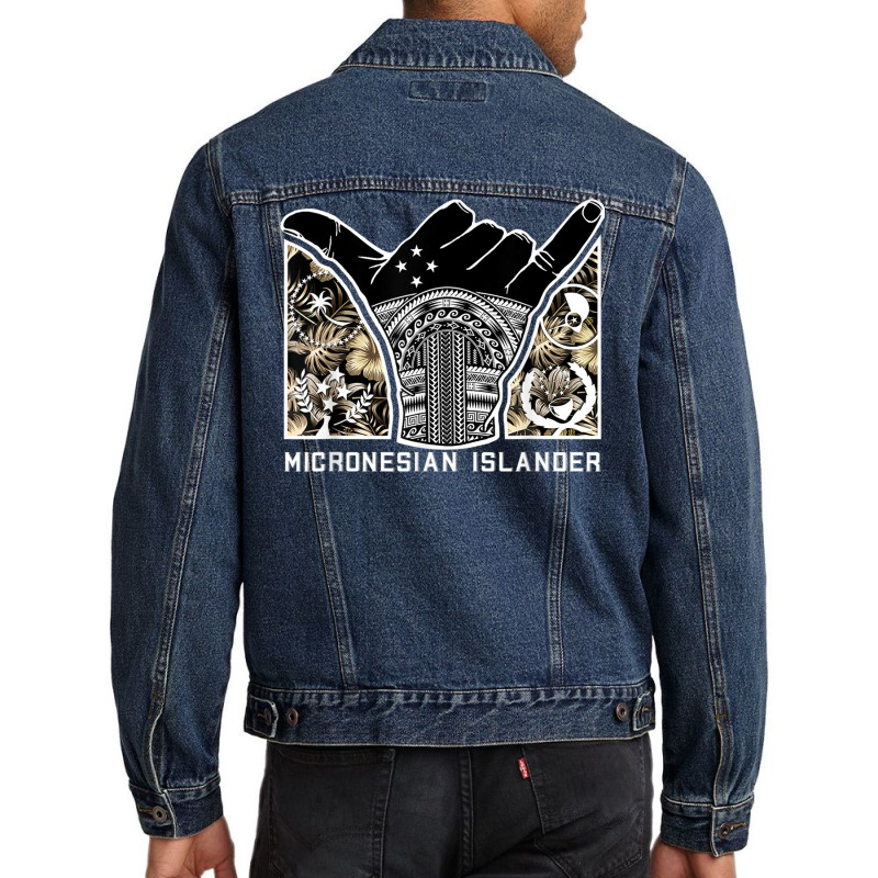 Micronesian Islander T Shirt Men Denim Jacket by bonne | Artistshot