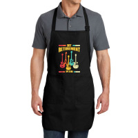 My Retirement Plan Electric Guitar Musical String Full-length Apron | Artistshot