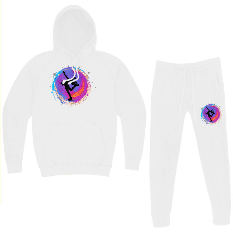 Girls Ice Skating Skater Figure Skate Dancer Biell Hoodie & Jogger set by mogakino | Artistshot