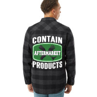 Contain Aftermarket Product Funny Prosthesis Prese Flannel Shirt | Artistshot