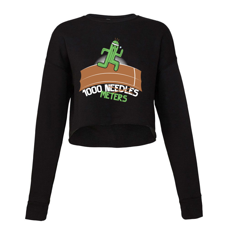 Limited Edition Cactuar Run Cropped Sweater by rebeccacameron | Artistshot