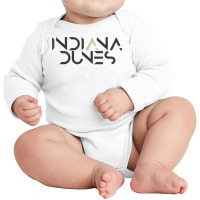 Indiana Dunes National Park Tonal Retro Vintage T Long Sleeve Baby Bodysuit | Artistshot