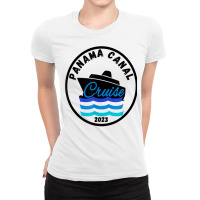 Panama Canal Trip Cruise 2023 Vacation Fun Group C Ladies Fitted T-shirt | Artistshot