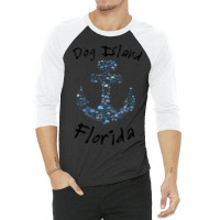 Trending Dog Island Florida-tsn6p 3/4 Sleeve Shirt | Artistshot