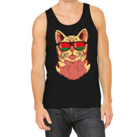 Belarus Flag Belarusian Cat Sunglasses Cat Lover Tank Top | Artistshot