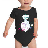 Hot Trend Dual Color Atomic Heart Baby Bodysuit | Artistshot