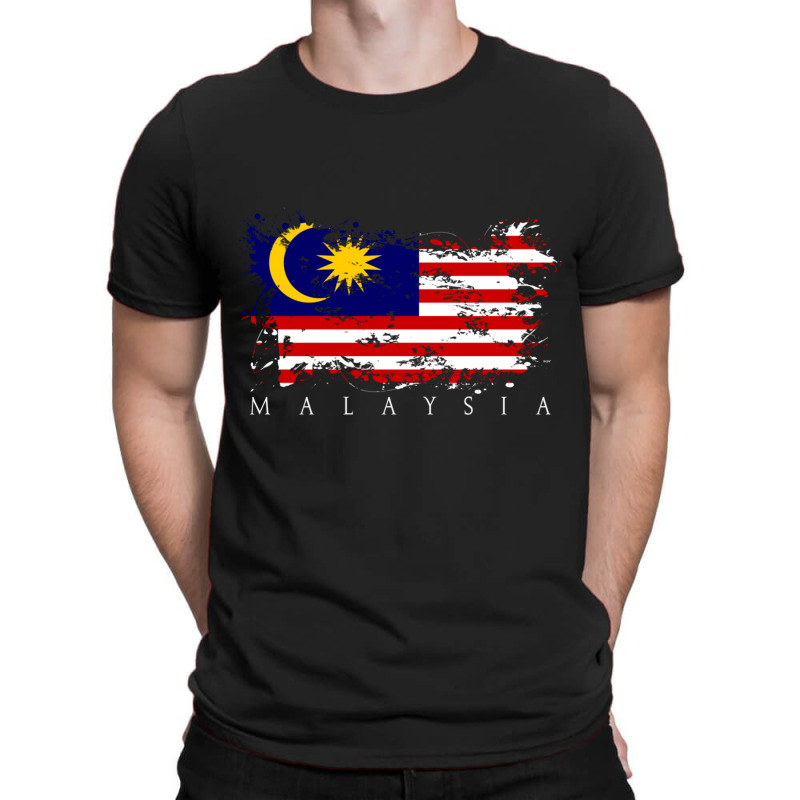 Malaysia Flag State Kuala Lumpur Nationality Pullo T-Shirt by wafaha | Artistshot