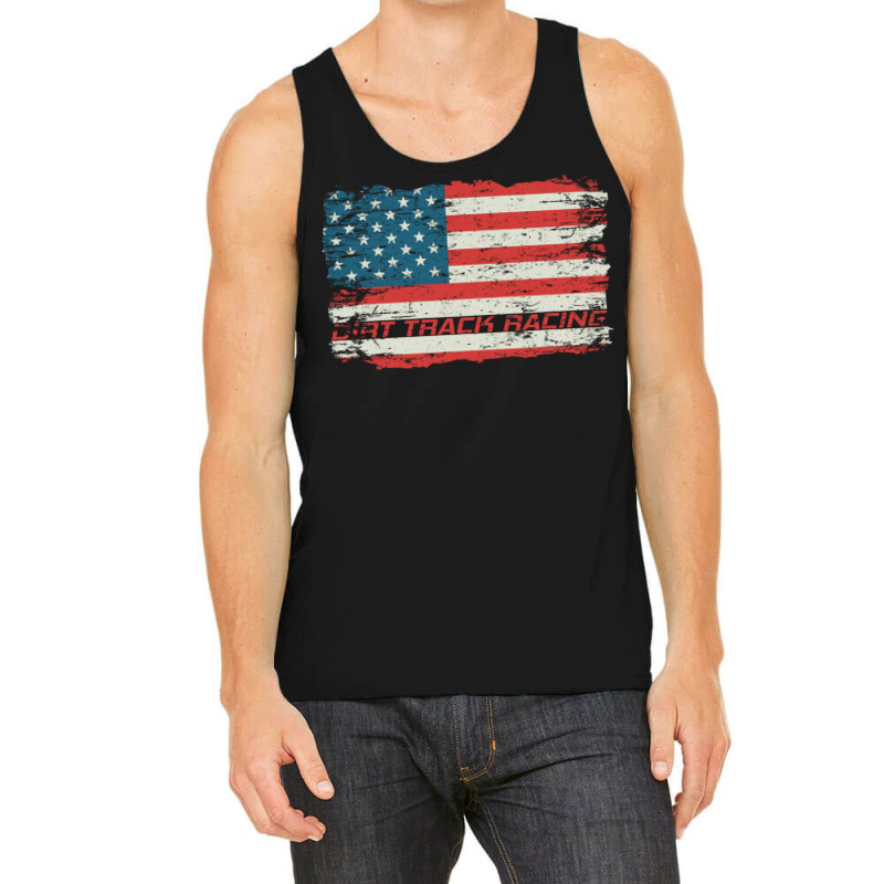 Dirt Track Racing American Flag Extreme Lover Tank Top by SamsulArt | Artistshot