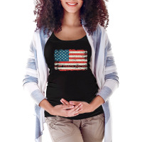 Dirt Track Racing American Flag Extreme Lover Maternity Scoop Neck T-shirt | Artistshot