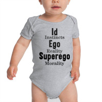 Id Ego Superego Instincts Reality Morality Funny P Baby Bodysuit | Artistshot